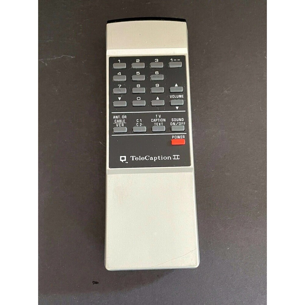 TELECAPTION II Remote Control for Close Caption Decoder Works! - Picture 2 of 5